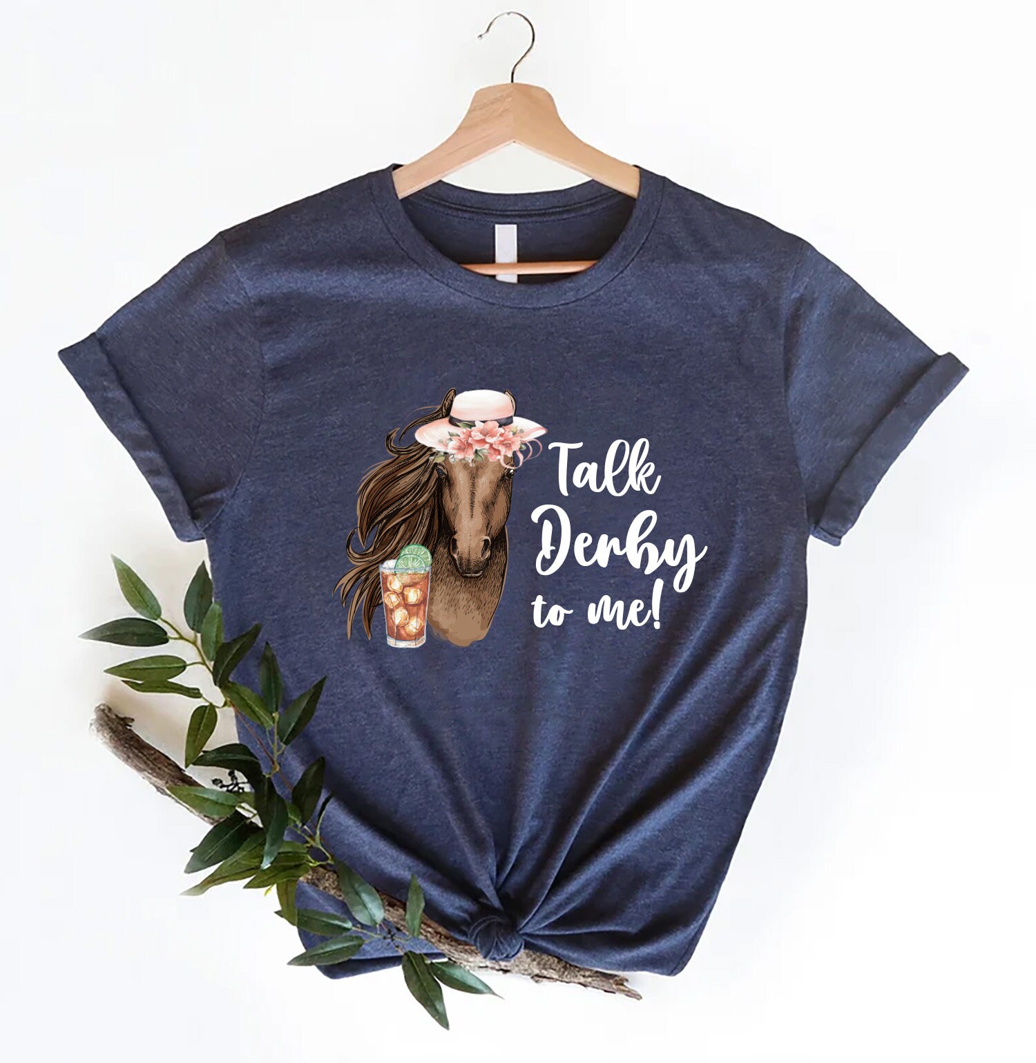 Kentucky Horse Racing T-Shirt For Men, Horse Racing Derby Women V Neck Shirt, Horse Racing Shirt For Kids, Unisex Talk Derby To Me T-Shirt