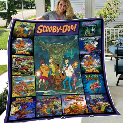 Scooby Doo Quilt , Scooby Doo Fleece Blanket