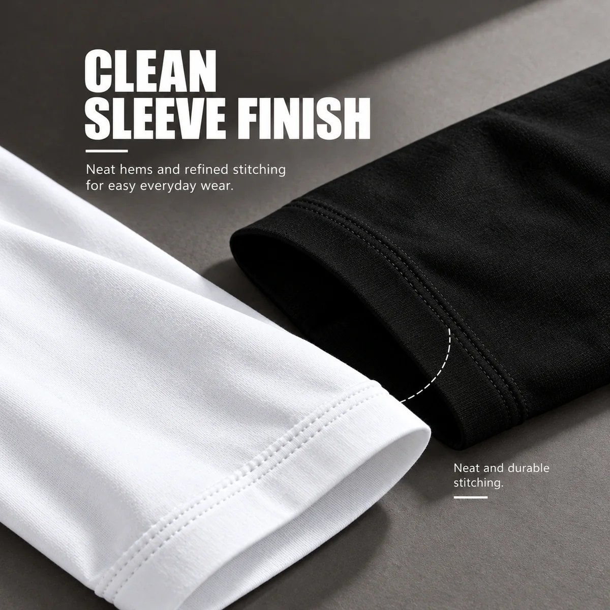 Sleeve stitching detail