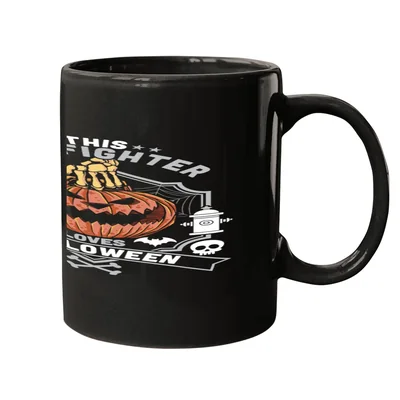 Fireman Firefighter This firefighter loves halloween 22 Firemen Mugs