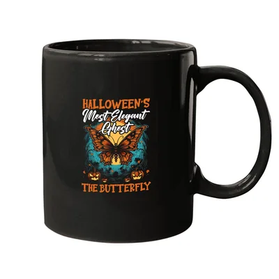 Halloweens mosts Elegant ghosts The ButterflyHalloween Party Mugs