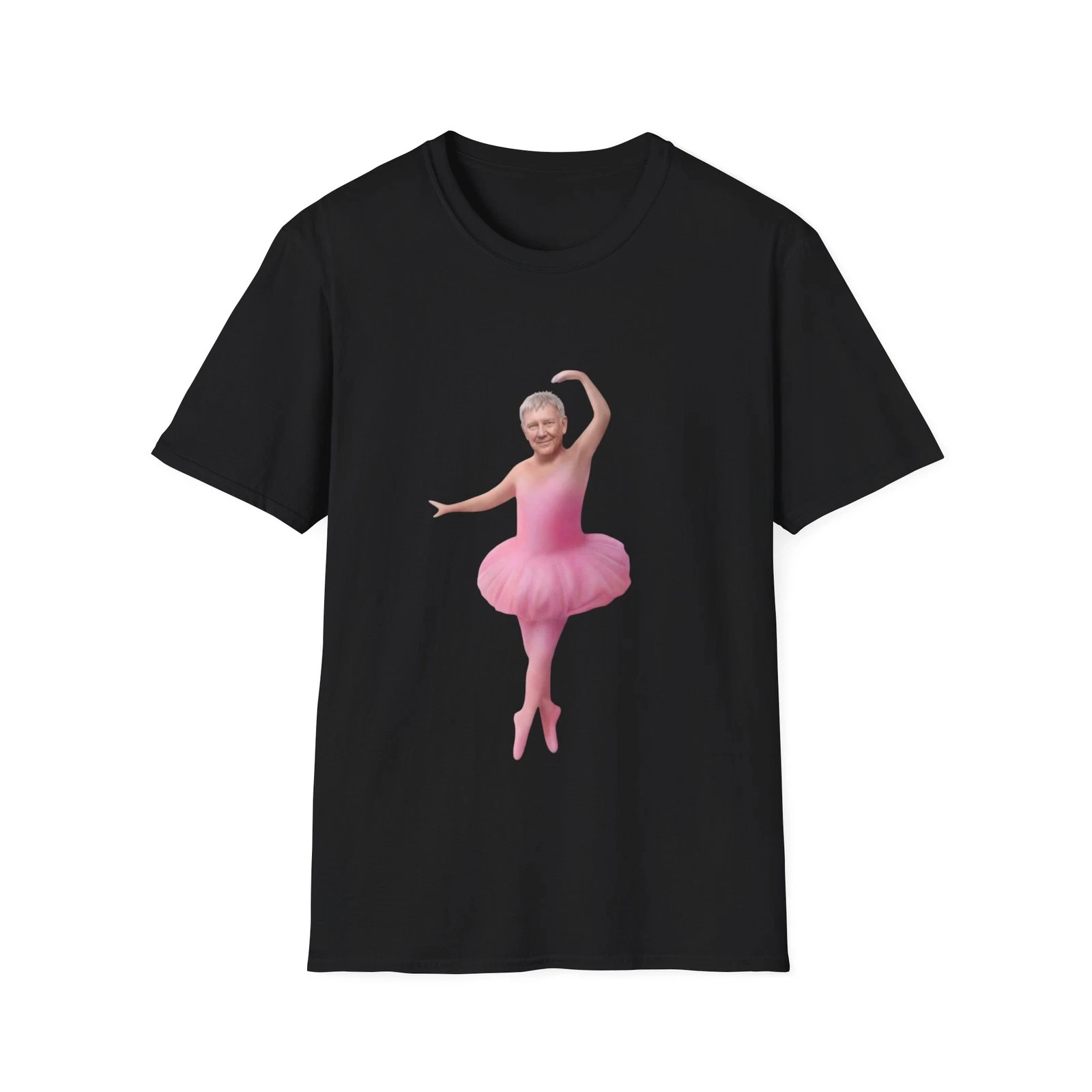 Unisex Rush Fifty Something Geddy Lee Ballerina Graphic T-Shirt